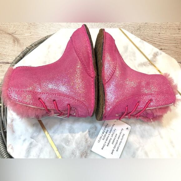 UGG Infant Baby Toddler Winter Boo Crib Shearling Boots Size 6/7 L 18-24 Months - Picture 14 of 14